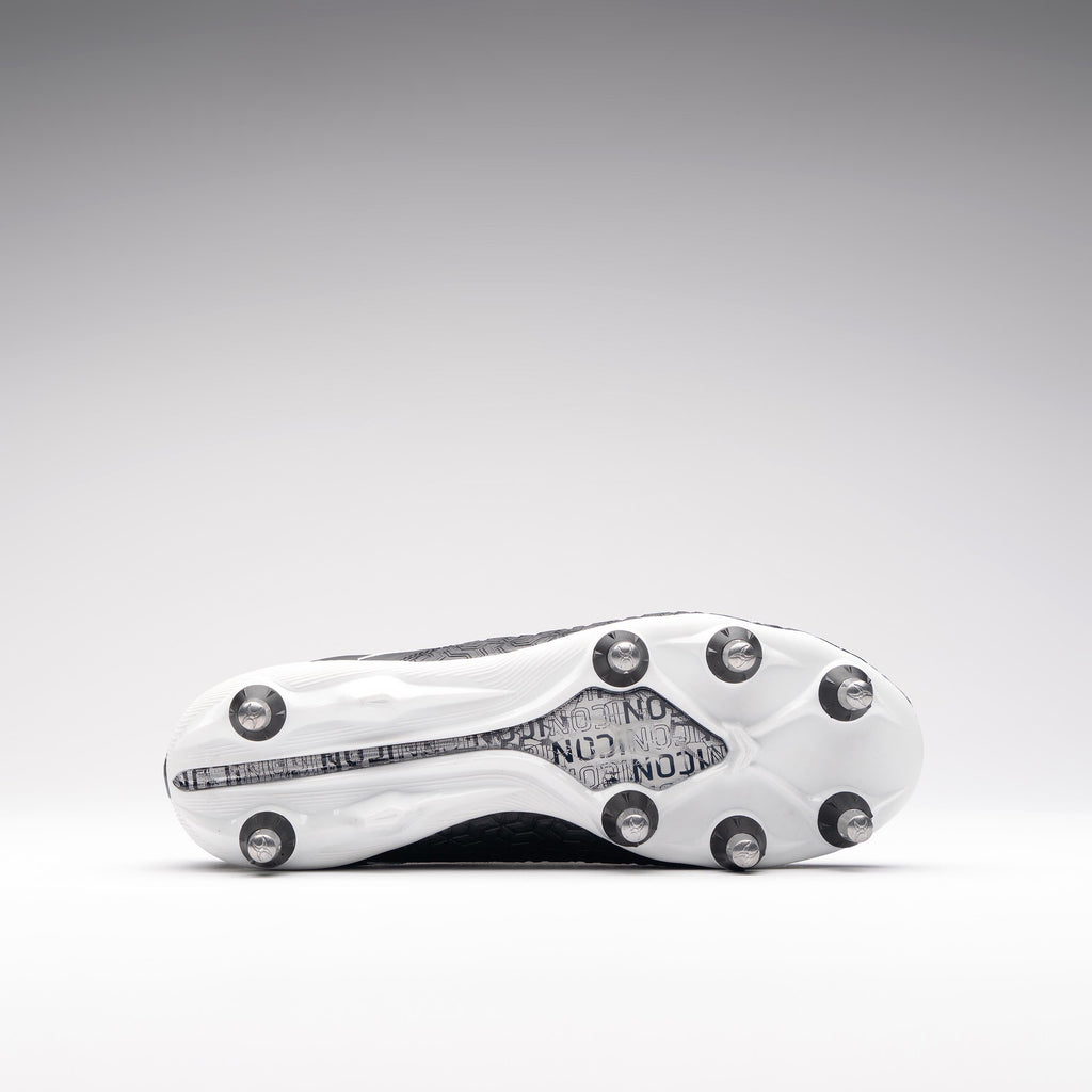 RSAE26Boots Icon Vapour 8 Stud Black Grey Sole