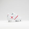 RSCH25Boots Sidestep X20 LO 6 Stud White Red, Outstep Heel