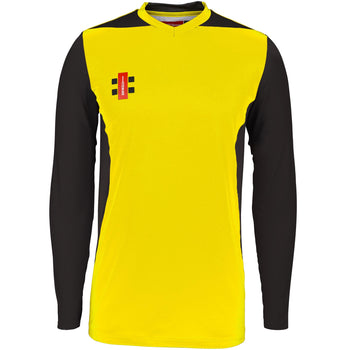 2600 CCFD19 5030705 Shirt T20 Long Sleeve Yellow & Black, Front