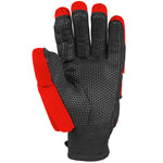 2600 HGBA20 6210805 Glove Proflex 1000 Black & Fluoro Red, Palm