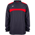 2600 RCBQ18 81506005 Jacket Photon Warm Up Dark Navy & Red Front