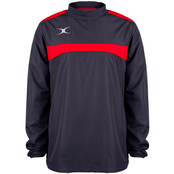 2600 RCBQ18 81506005 Jacket Photon Warm Up Dark Navy & Red Front