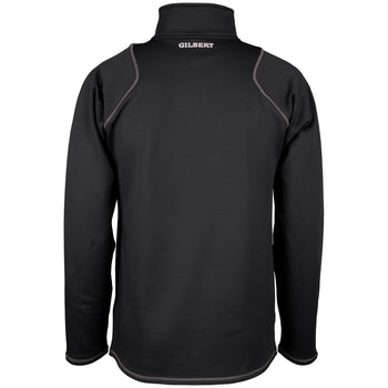2600 RCGG18 81513405 Top Quest 2 Quarter Zip Fleece Black, Back