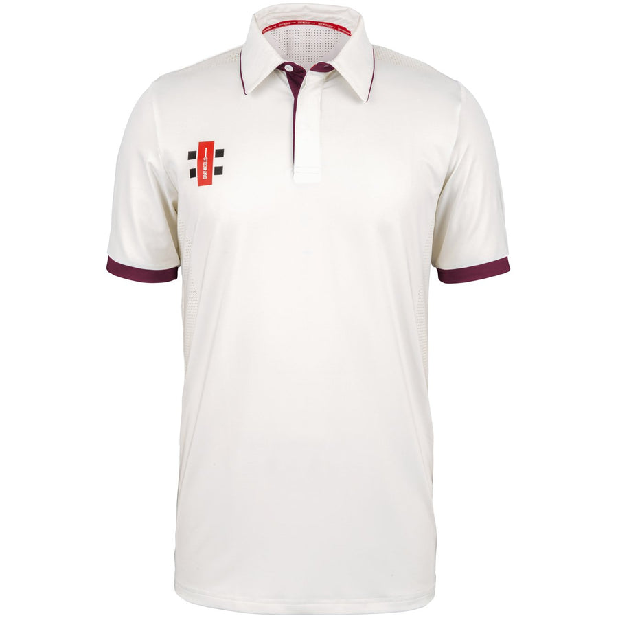 CCAB18Shirt Pro Performance Maroon S_s, Front