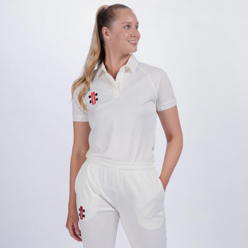 CCAH22Clothing Shirt Matrix V2 Ivory Ladies 4 Front