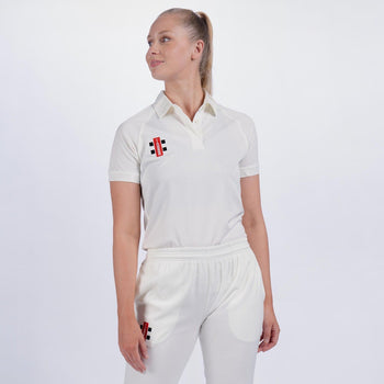 CCAH22Clothing Shirt Matrix V2 Ivory Ladies 5 Front