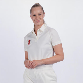 CCAH22Clothing Shirt Matrix V2 Ivory Ladies 6 Front