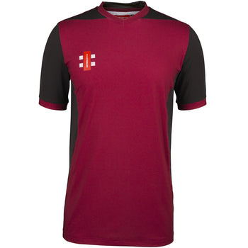 CCFB18Shirt T20 Maroon_black, Front