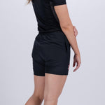 CCGC22Clothing Shorts Velocity Ladies Black 3 Right Side