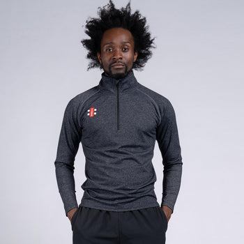 CCHK22Clothing Mid Layer Velocity Black 2 Front