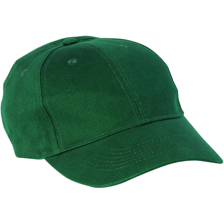 CCID14Headwear Melton Cricket Cap Green