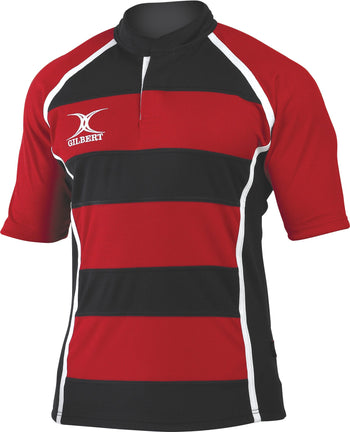 RCAB14MatchShirt Xact Shirt Hoops Red Black