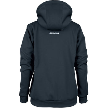 RCBQ17Jacket Pro Technical Hoodie Full Zip Ladies Dark Navy, Back