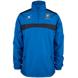 rctn19001jacket photon mens quarter zip royal & dark navy front.png